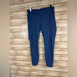 Outdoor Voice Blue Leggings Sz Lrge
